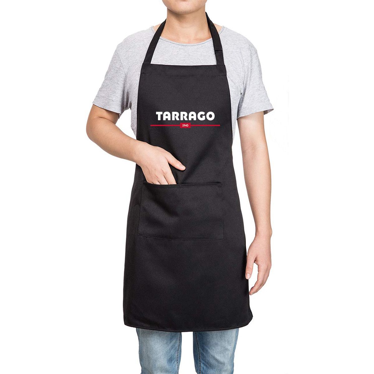 Black Cotton Apron